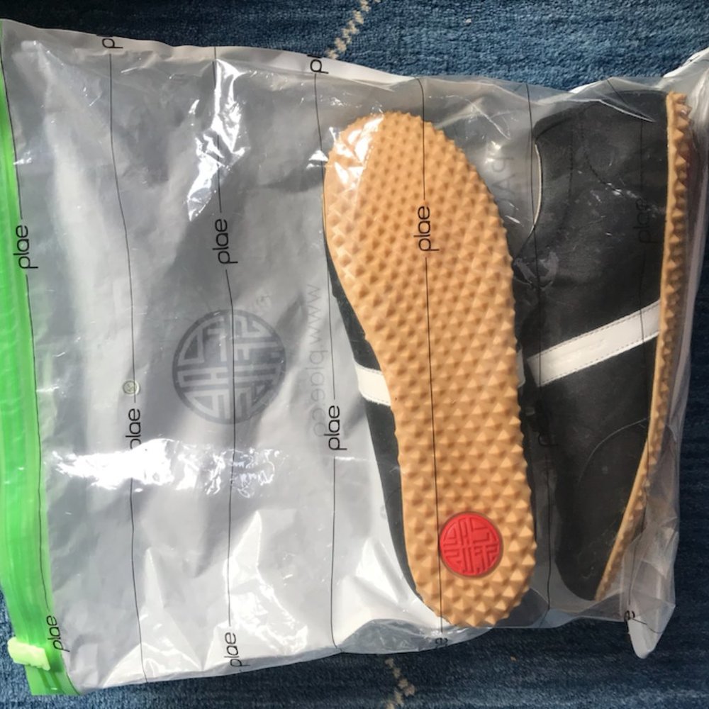 Black PLAE Sneakers, 8.5 M/10 W